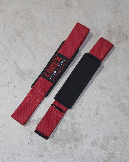 Lifter Straps Rojo - COREX SPORT FITNESS