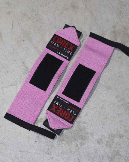 Muñequeras Elásticas Rosa - COREX SPORT FITNESS