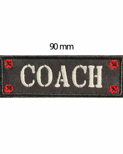 Parche Bordado " Coach " - COREX SPORT FITNESS