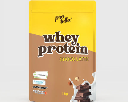 Whey Protein Choco Latte 1kg – Protella