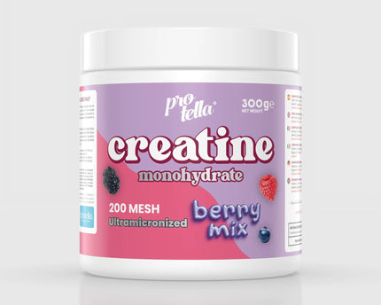 Creatina Mesh 200 Berry Mix 300g – Protella