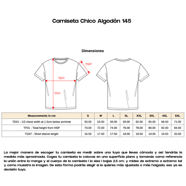 Camiseta Chico Algodón  145
