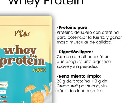 Whey Protein American Cookie 1kg – Protella