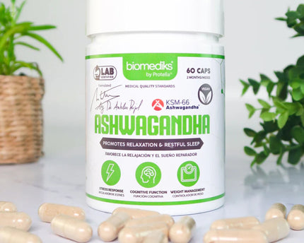 Ashwagandha KSM-66® 600 mg – 60 Cápsulas (by Dr. Antelm Pujol | Protella®)