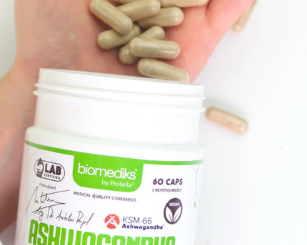Ashwagandha KSM-66® 600 mg – 60 Cápsulas (by Dr. Antelm Pujol | Protella®)