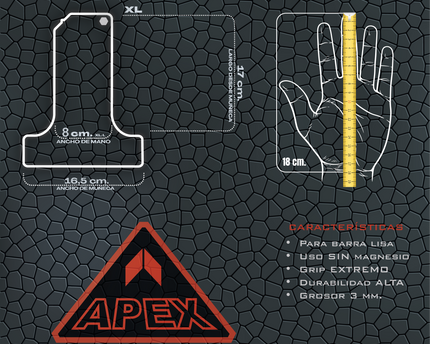 Calleras COREX Sin Magnesio · Gecko APEX