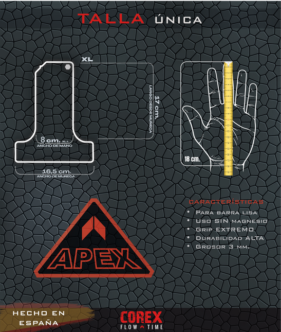 Calleras COREX Sin Magnesio · Gecko APEX