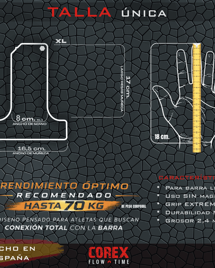 Pack GECKO Especial Día de la Madre | 2 pares calleras sin magnesio + bolsa + muñequeras