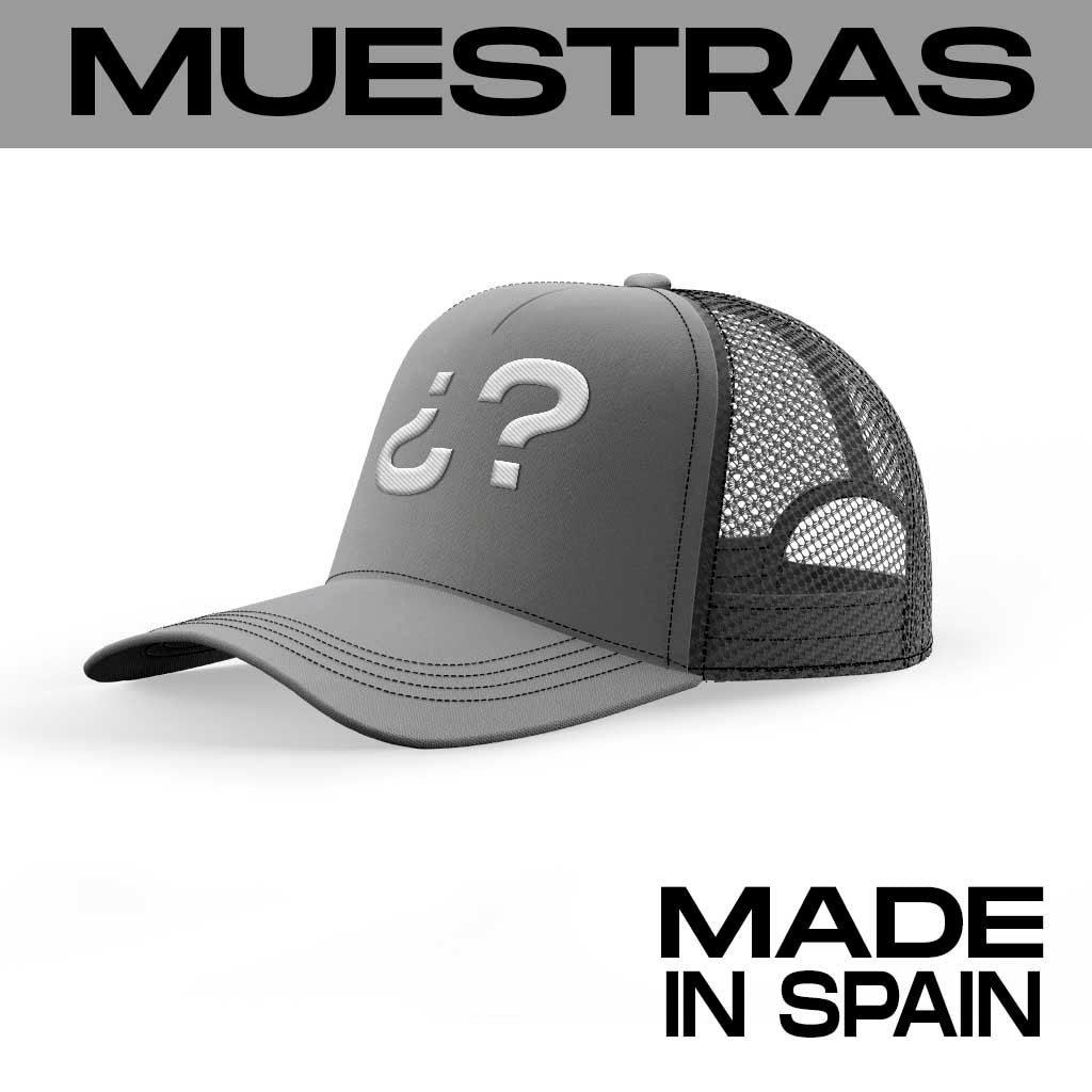 MUESTRA GORRA 5 PANELES TRUCKER Made In Spain
