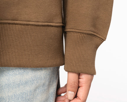 Sudadera ecorresponsable cuello redondo oversize unisex