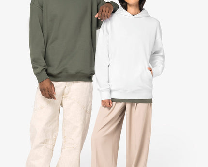 Sudadera ecorresponsable con capucha oversize unisex
