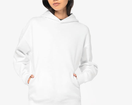 Sudadera ecorresponsable con capucha oversize unisex