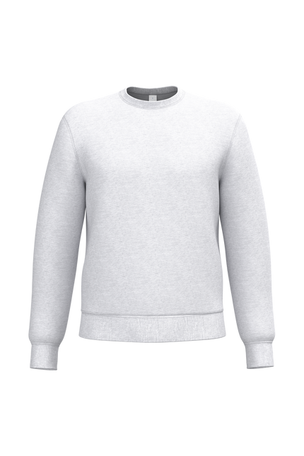 Sudadera cuello redondo unisex - Ash Heather