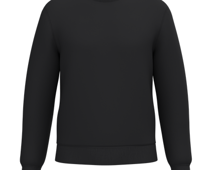 Sudadera cuello redondo unisex - Black