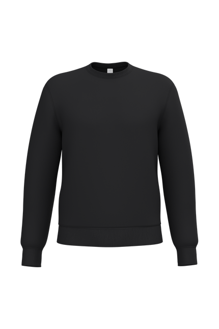 Sudadera cuello redondo unisex - Black