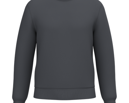 Sudadera cuello redondo unisex - Dark Grey