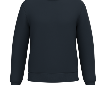 Sudadera cuello redondo unisex - Navy