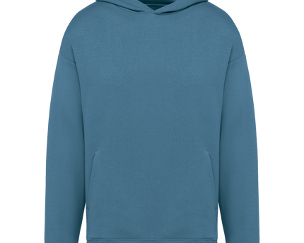 Sudadera ecorresponsable con capucha oversize unisex - Adriatic Blue