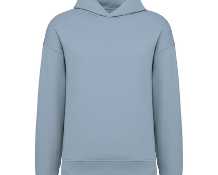 Sudadera ecorresponsable con capucha oversize unisex - Aquamarine