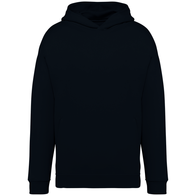 Sudadera ecorresponsable con capucha oversize unisex - Black