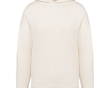Sudadera ecorresponsable con capucha oversize unisex - Ivory