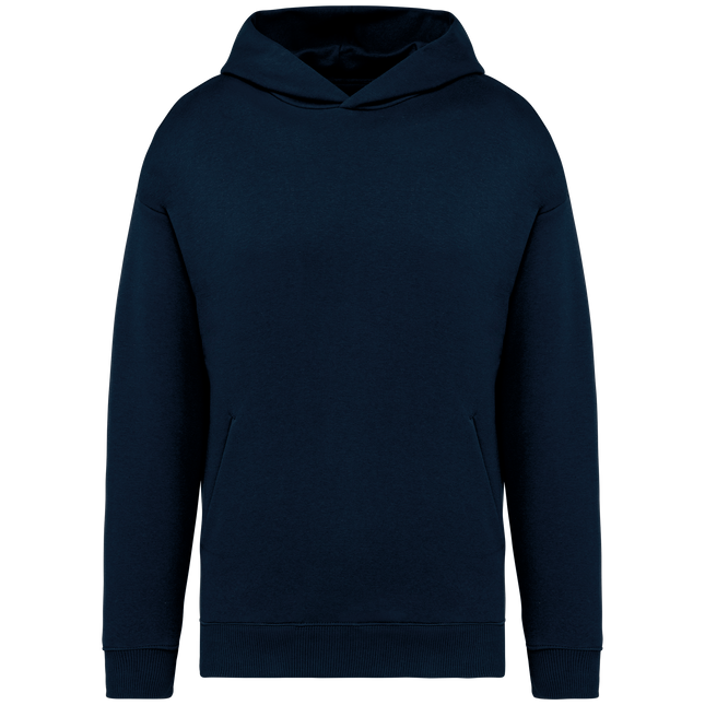 Sudadera ecorresponsable con capucha oversize unisex - Navy Blue