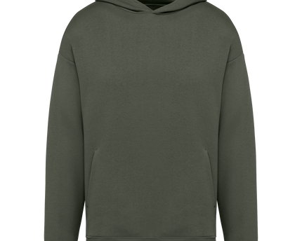 Sudadera ecorresponsable con capucha oversize unisex - Organic Khaki