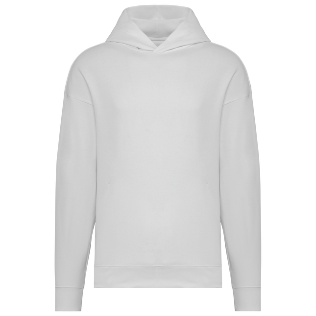 Sudadera ecorresponsable con capucha oversize unisex - White