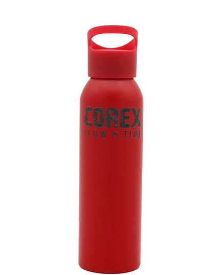 Botella De 600 Ml. En Aluminio Mate Rojo - COREX SPORT FITNESS