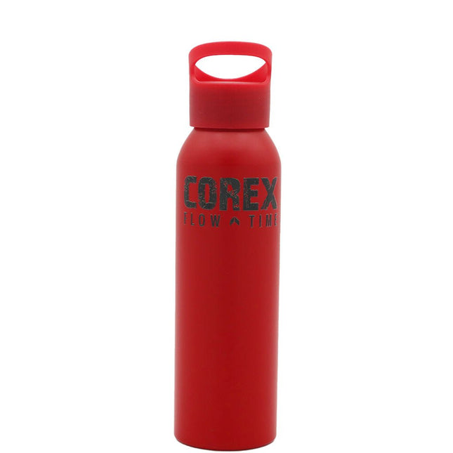 Botella De 600 Ml. En Aluminio Mate Rojo - COREX SPORT FITNESS