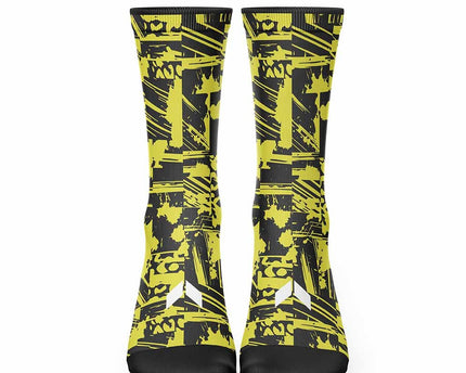 Calcetines Abstract Amarillo - COREX SPORT FITNESS