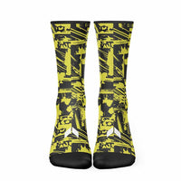 Calcetines Abstract Amarillo