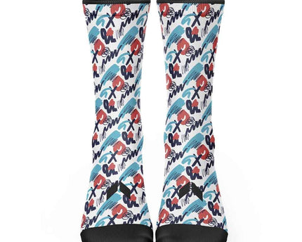 Calcetines Abstract Blanco - COREX SPORT FITNESS