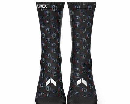 Calcetines Abstract Negro - COREX SPORT FITNESS