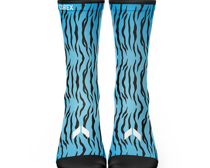 Calcetines Animal Cebra Azul - COREX SPORT FITNESS