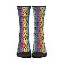 Calcetines Animal Leopardo Arcoiris