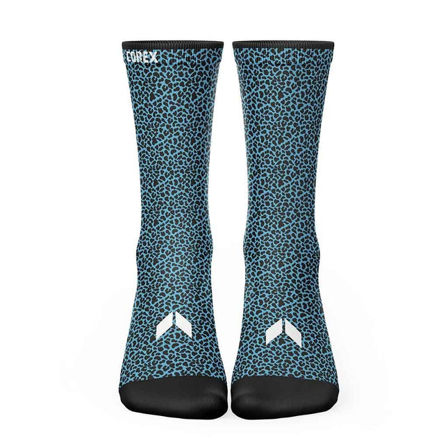 Calcetines Animal Leopardo Azul - COREX SPORT FITNESS