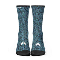 Calcetines Animal Leopardo Azul