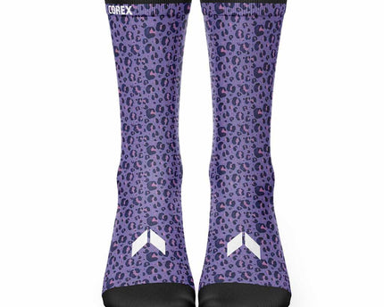 Calcetines Animal Leopardo Violeta - COREX SPORT FITNESS