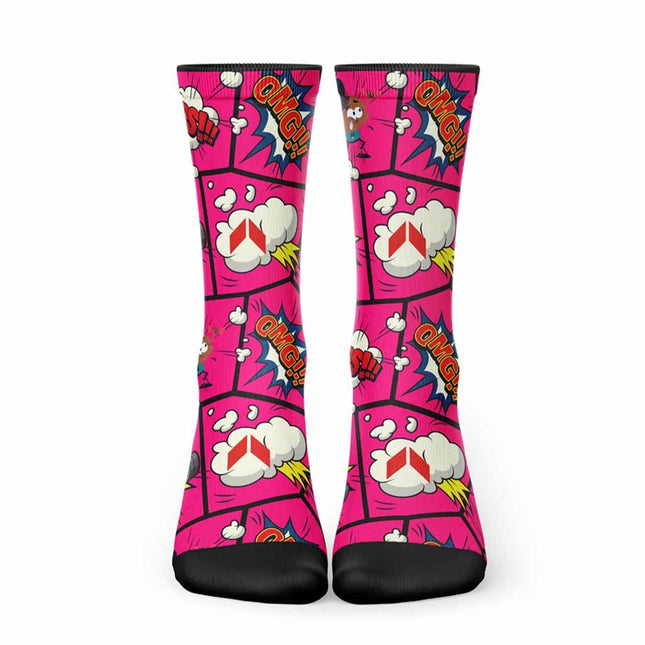 Calcetines Comic Fucsia - COREX SPORT FITNESS