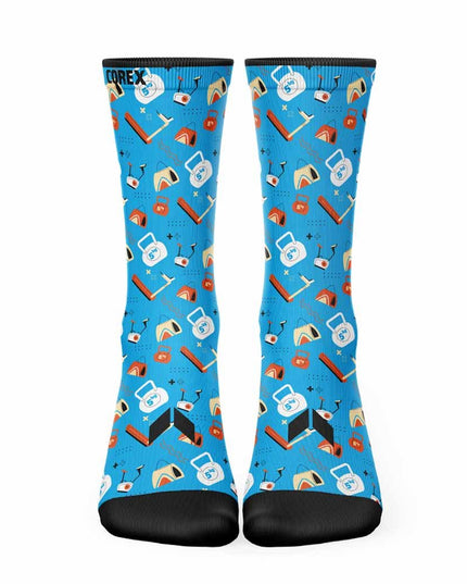 Calcetines Fitness Azul - COREX SPORT FITNESS