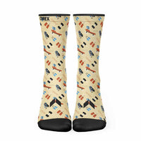 Calcetines Fitness Beige