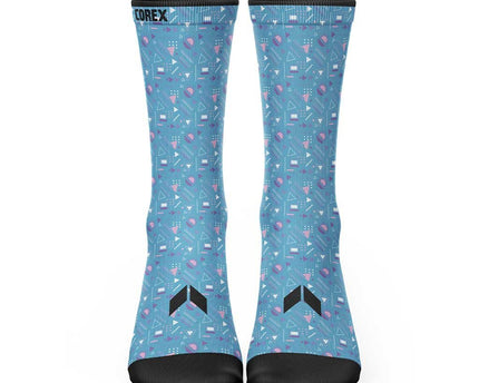 Calcetines Geometric Azul - COREX SPORT FITNESS