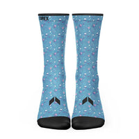 Calcetines Geometric Azul