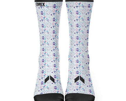 Calcetines Geometric Blanco - COREX SPORT FITNESS