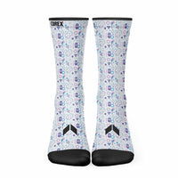 Calcetines Geometric Blanco