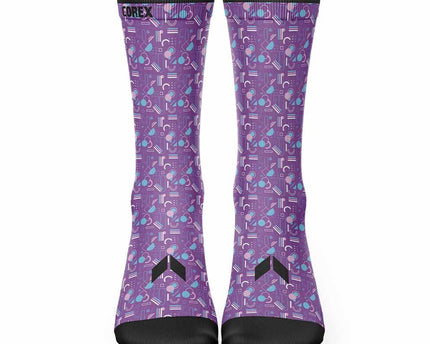 Calcetines Geometric Violeta - COREX SPORT FITNESS