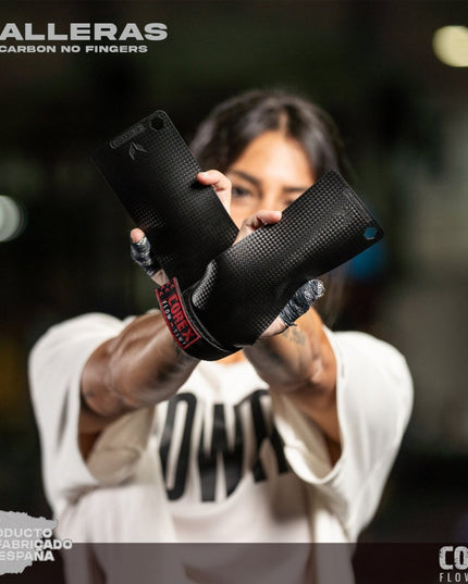 Calleras No Fingers Carbon Grips - COREX SPORT FITNESS