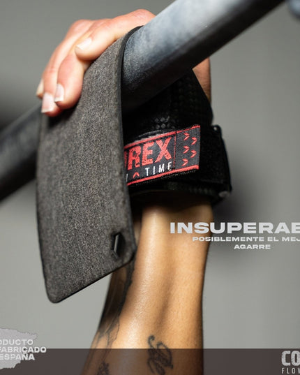 Vista de calleras COREX Grips Carbon Edition en barra