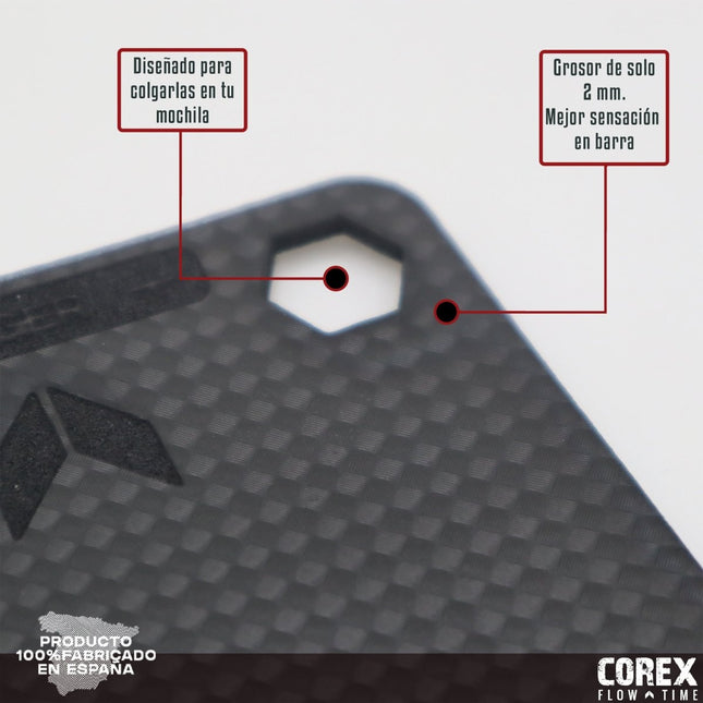 Calleras No Fingers Carbon Grips - COREX SPORT FITNESS